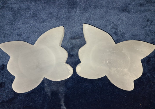 Lovely Selenite Butterfly  Crystal Bowl