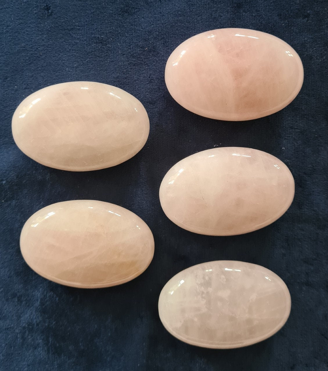 Rose Quartz Palm Stone