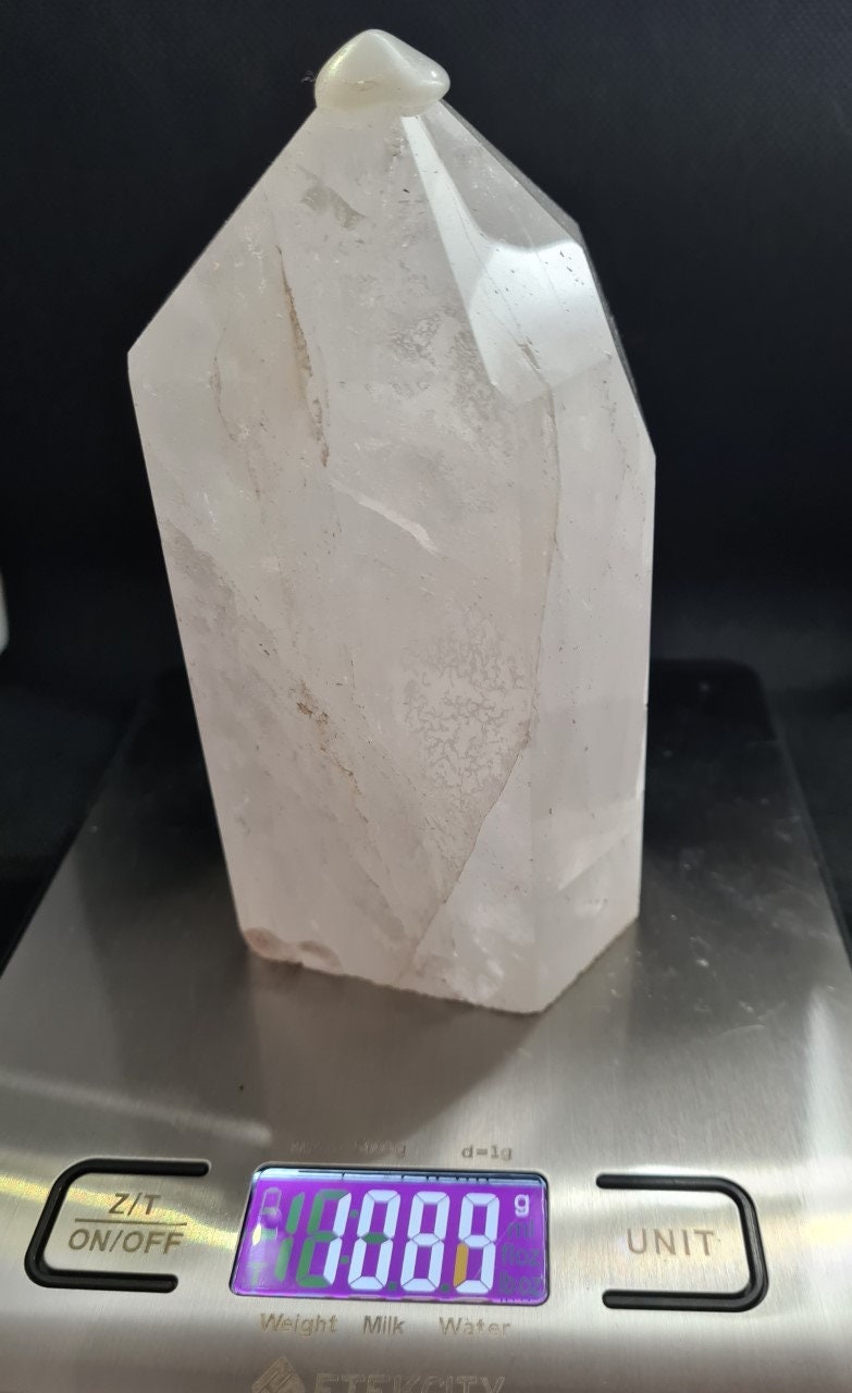 Beautiful Extra Large Clear Quartz Tower 1089g