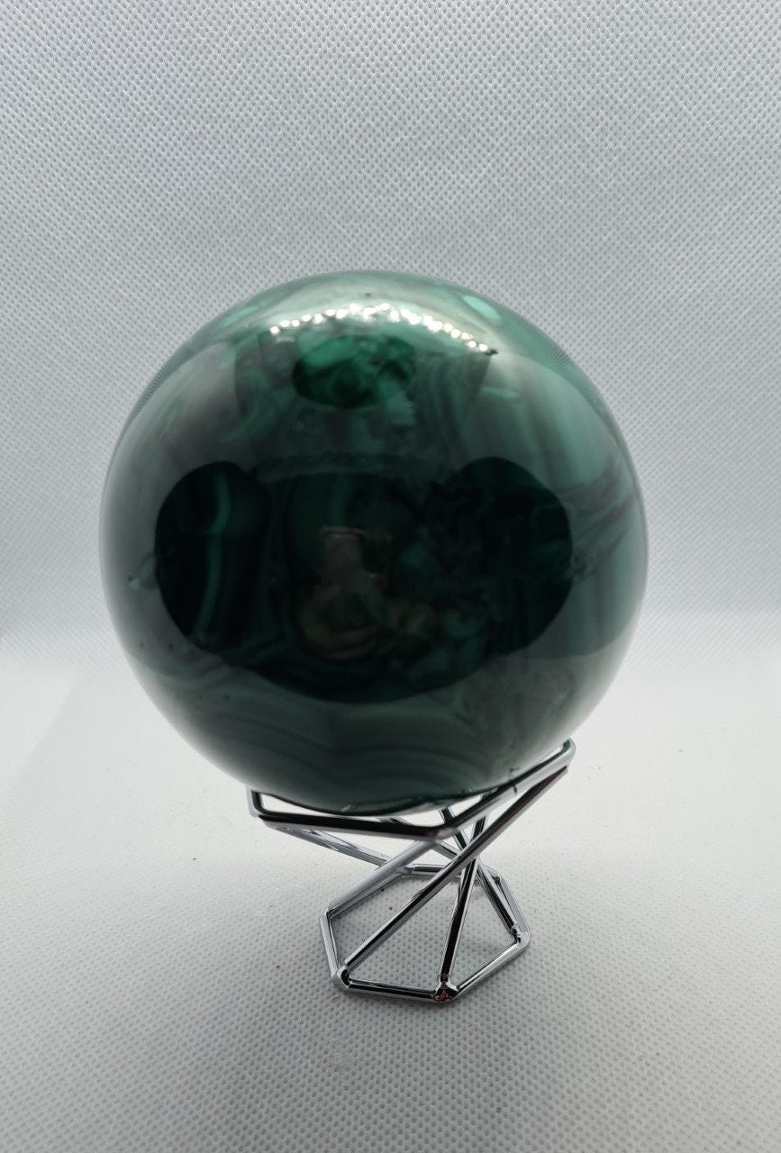 Extra Large Lovely Malachite Sphere (82 mm, 1156g)