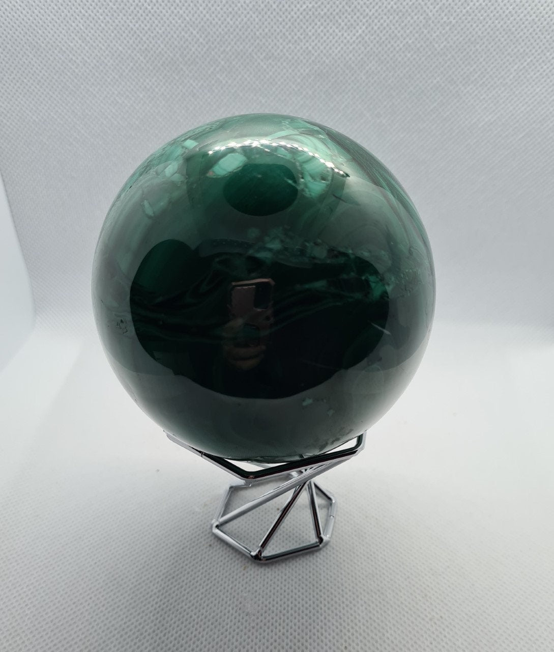 Extra Large Lovely Malachite Sphere (82 mm, 1156g)