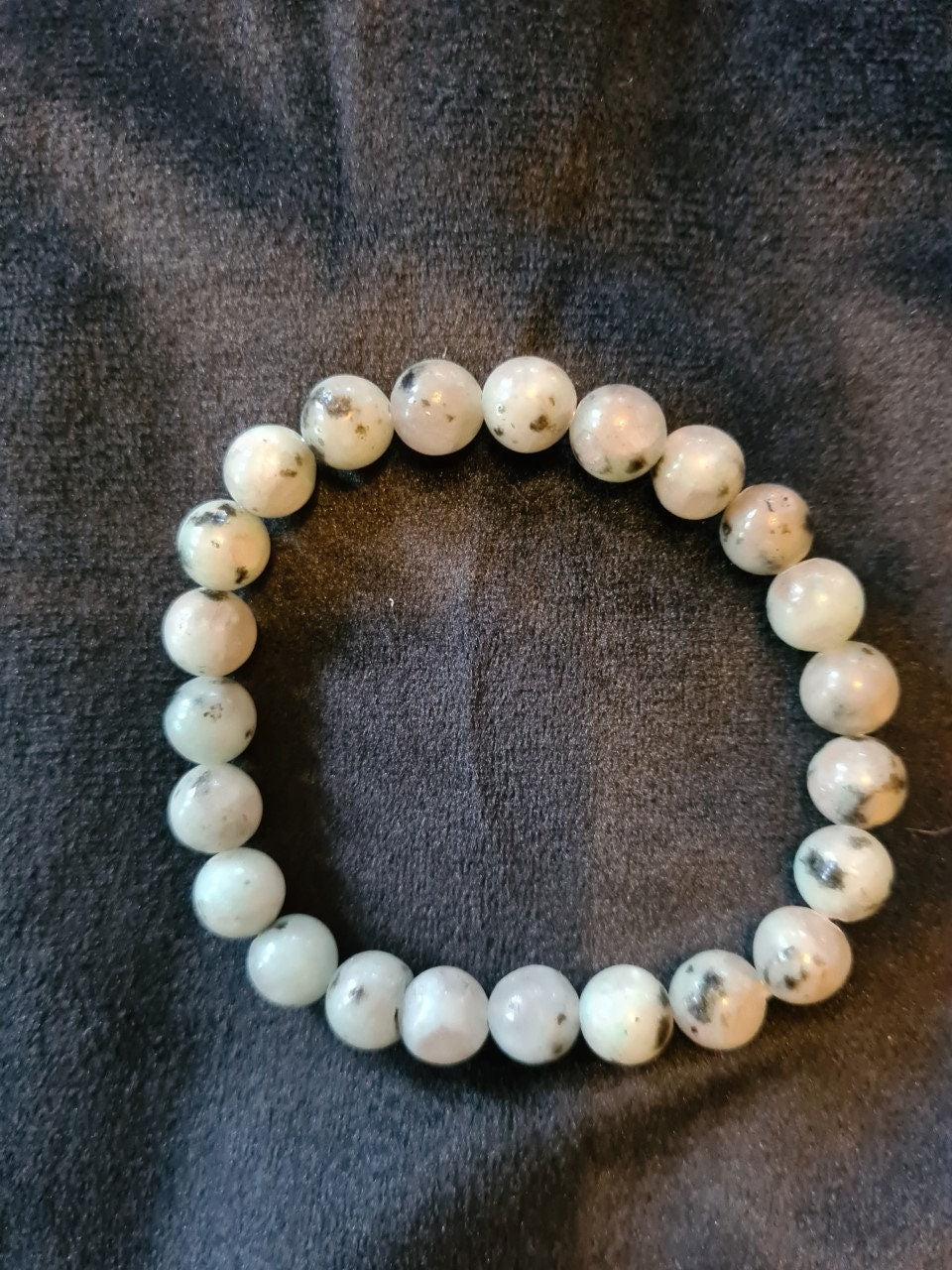 Howlite 8mm Beaded Gemstone Bracelet