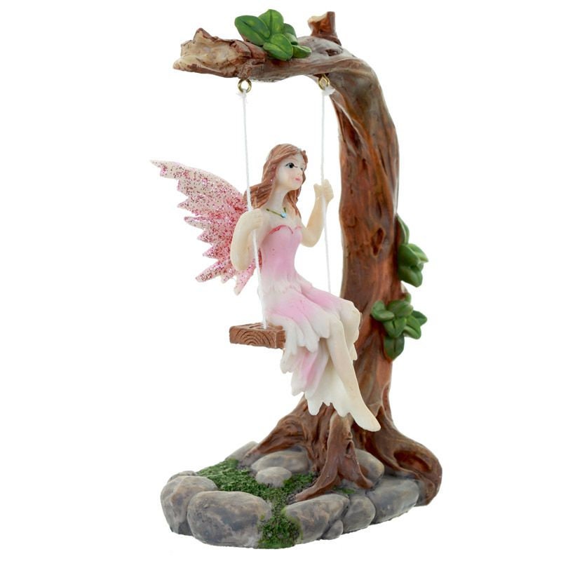 Flower Fairy Swing Figurine Fairy Ornament