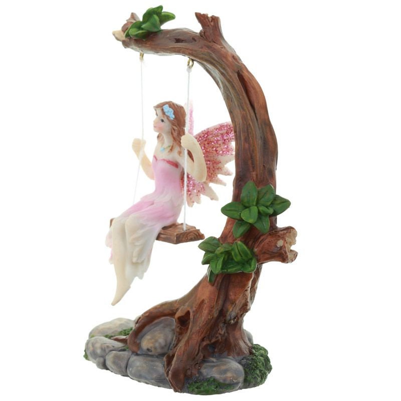 Flower Fairy Swing Figurine Fairy Ornament