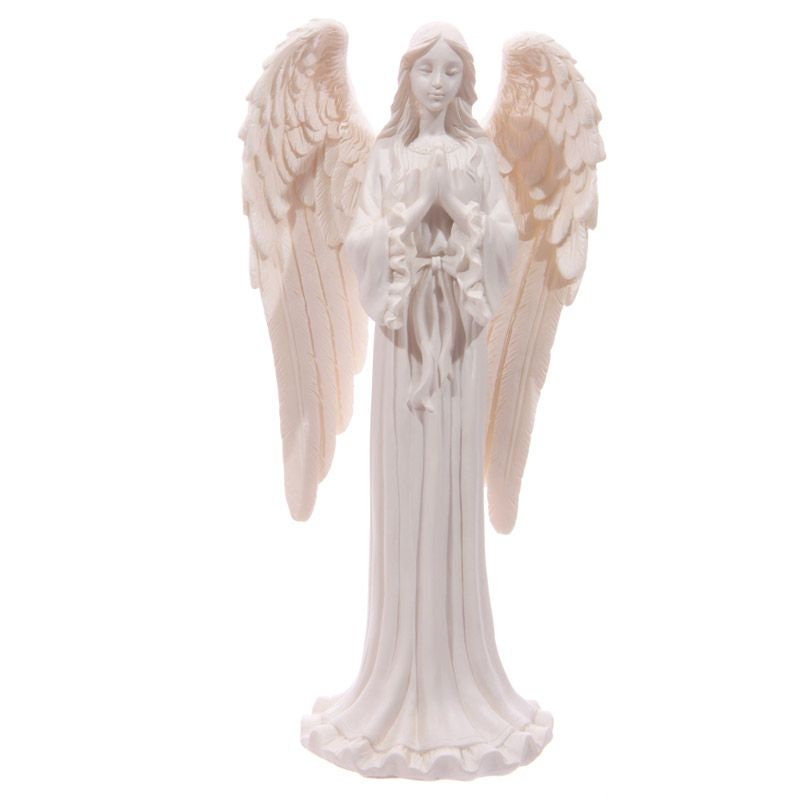 White Standing Angel Figurine 20cm