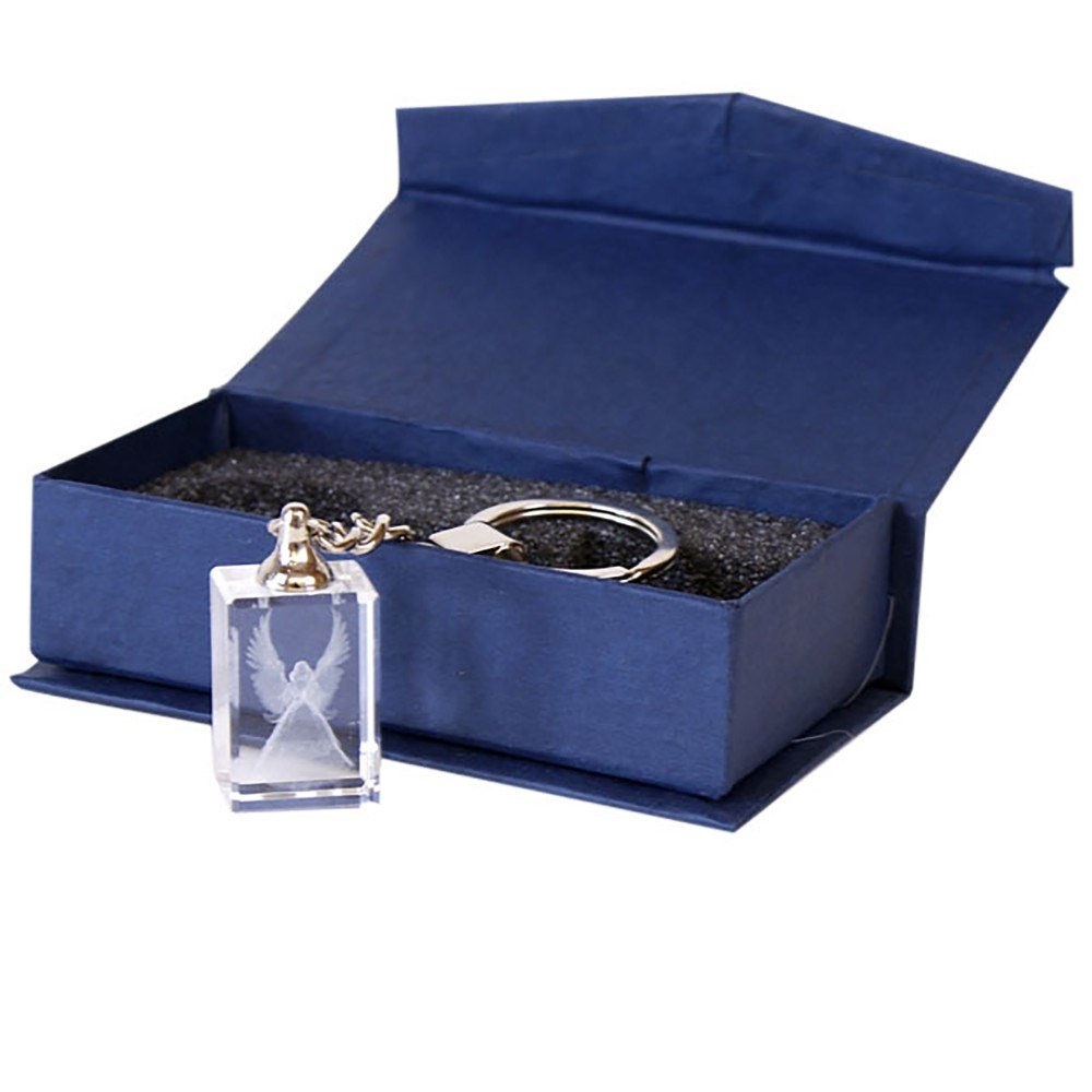 Lovely Guardian Angel Keyring in a gift box