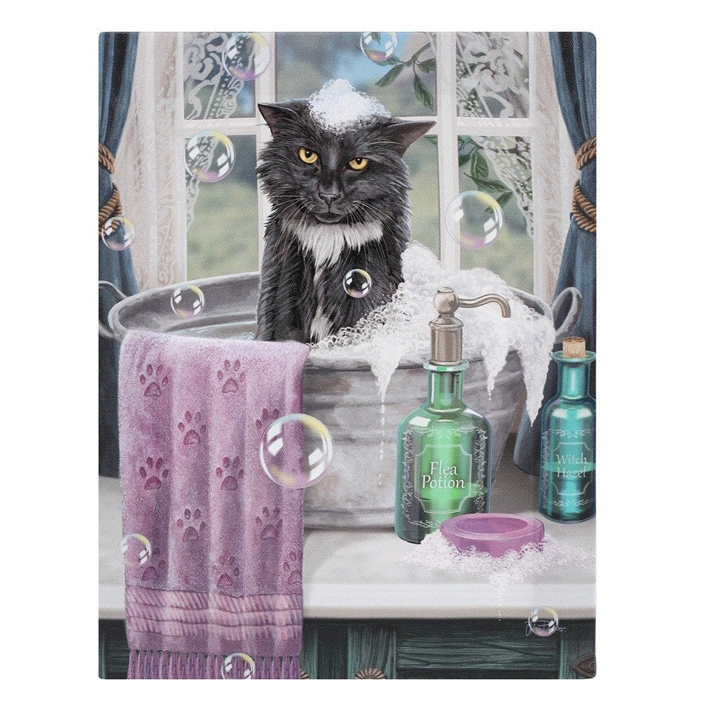 Bath time Canvas by Lisa Parker