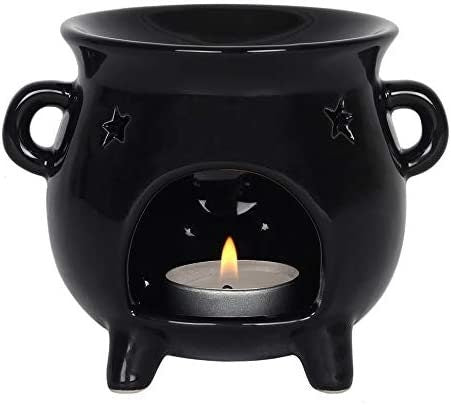 Cauldron Oil Burner, Black Cauldron