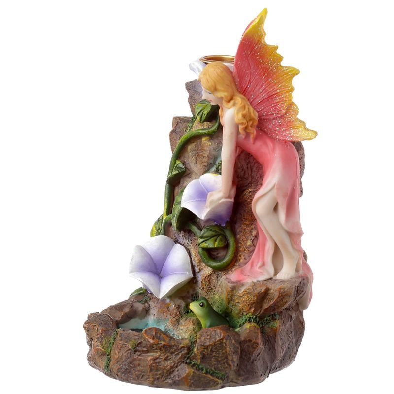 Fairy Flower Garden Waterfall Backflow Incense Burner