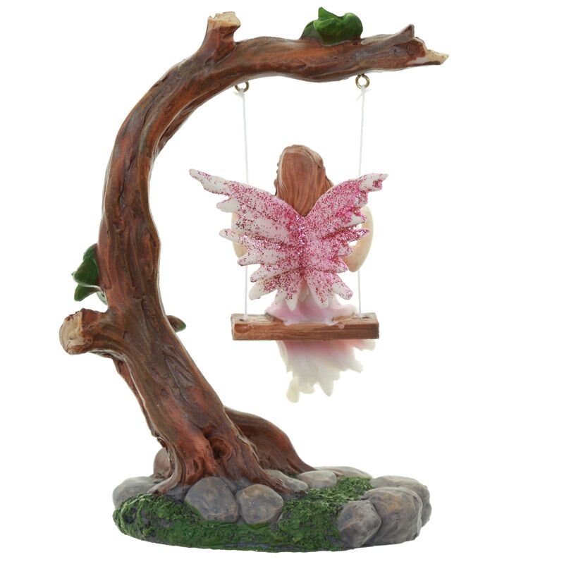 Flower Fairy Swing Figurine Fairy Ornament