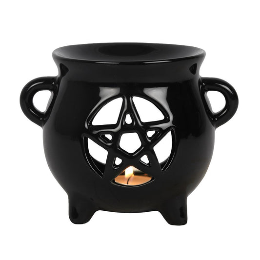 Pentagram Caudron Oil Burner, Pentagram Cauldron Wax Burner