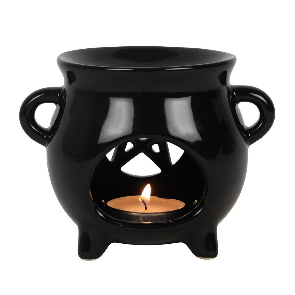 Pentagram Caudron Oil Burner, Pentagram Cauldron Wax Burner