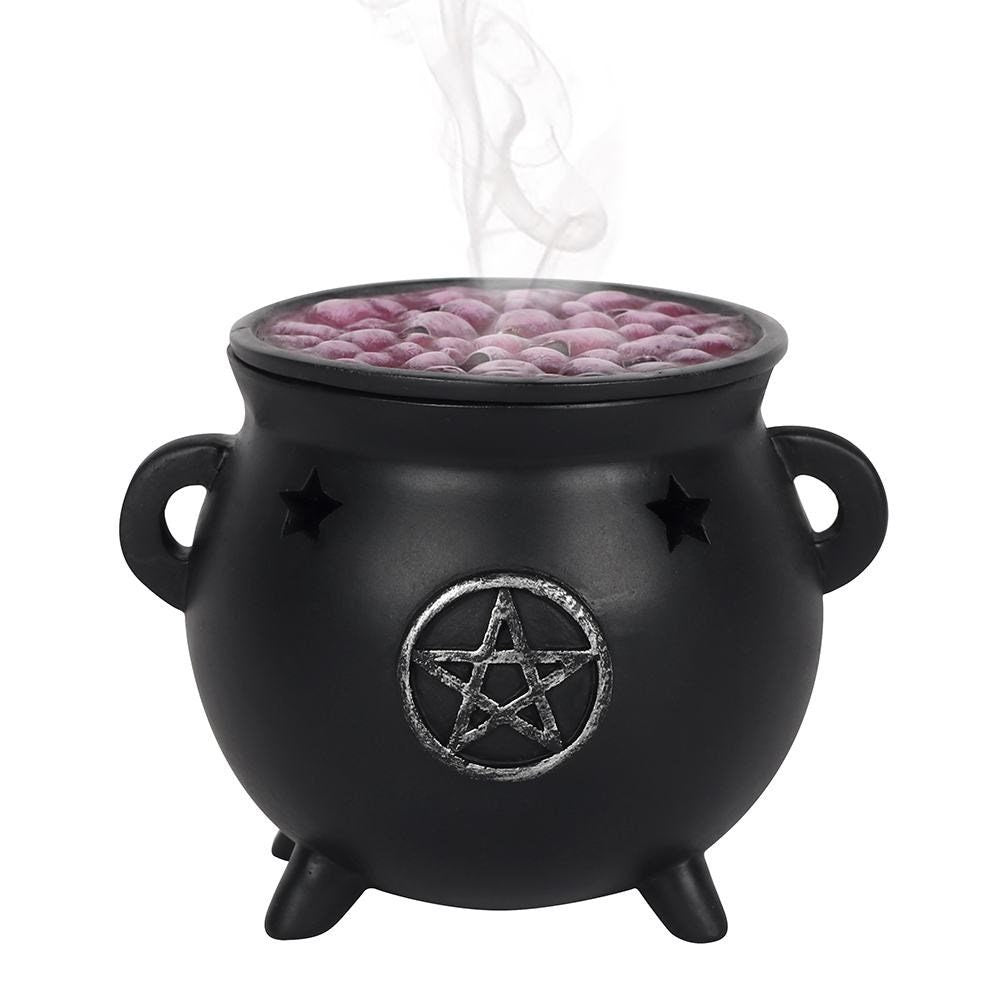 Pentagram Cauldron Incense Burner