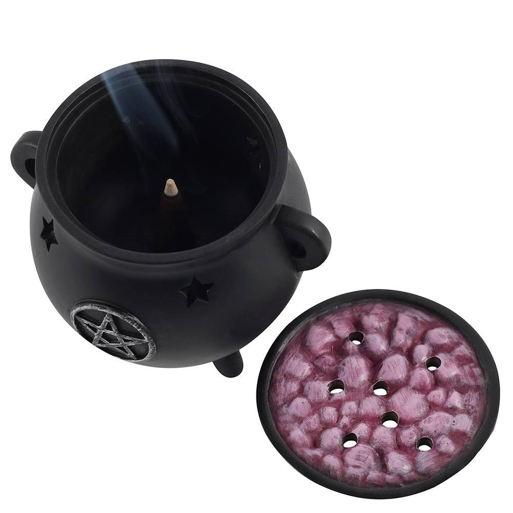 Pentagram Cauldron Incense Burner