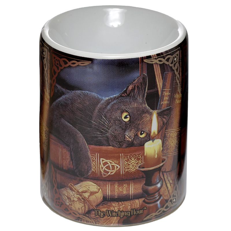 Lisa Parker Ceramic The Witching Hour Cat Oil Burner