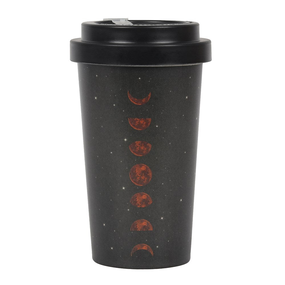 Moon Phases Bamboo Travel Mug