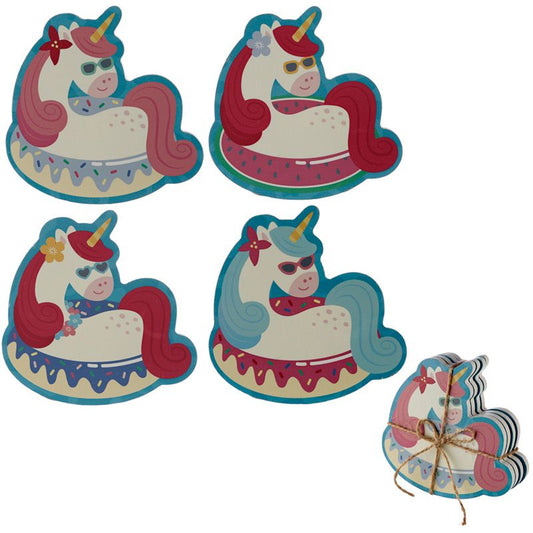 Unicorn Set of 4 Coasters